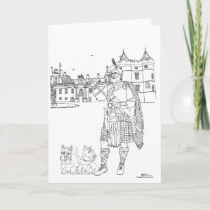 Holyrood Palace Scotland  Card