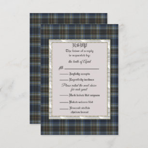 Holyrood Scottish Tartan Response Card