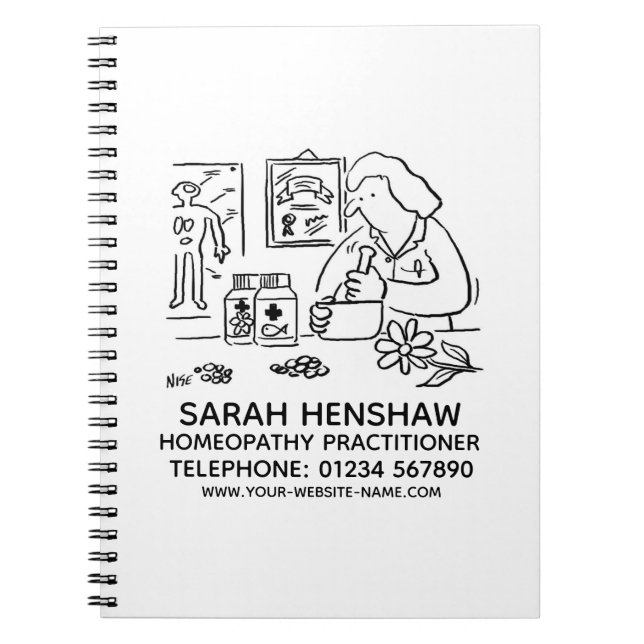 Homaeopathic Homaeopathy Practitioner Notebook (Front)