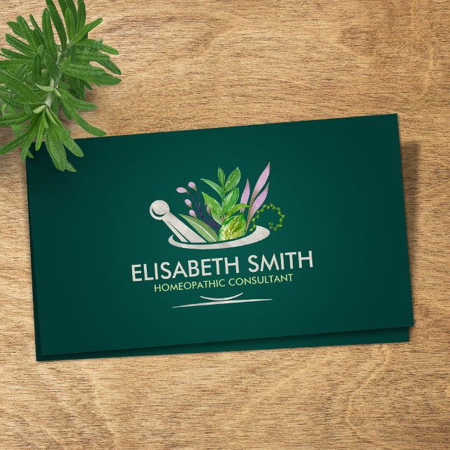 Homaeopathy - Herbal Medicine - Naturopath Business Card (Creator Uploaded)