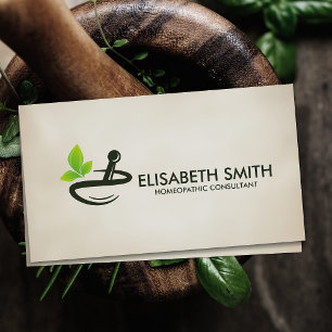 Homaeopathy - Herbal Medicine Professional Business Card