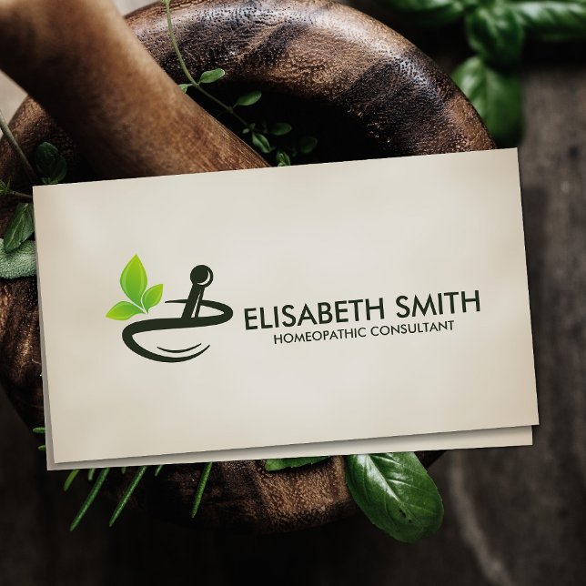 Homaeopathy - Herbal Medicine Professional Business Card (Creator Uploaded)