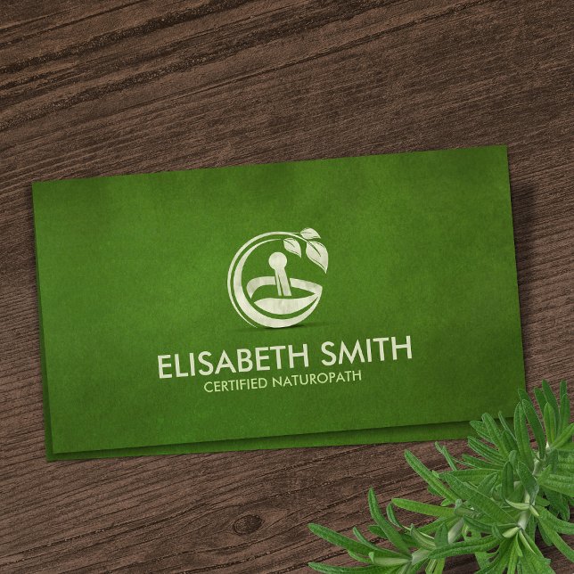 Homaeopathy - Herbal Medicine Professional Business Card (Creator Uploaded)