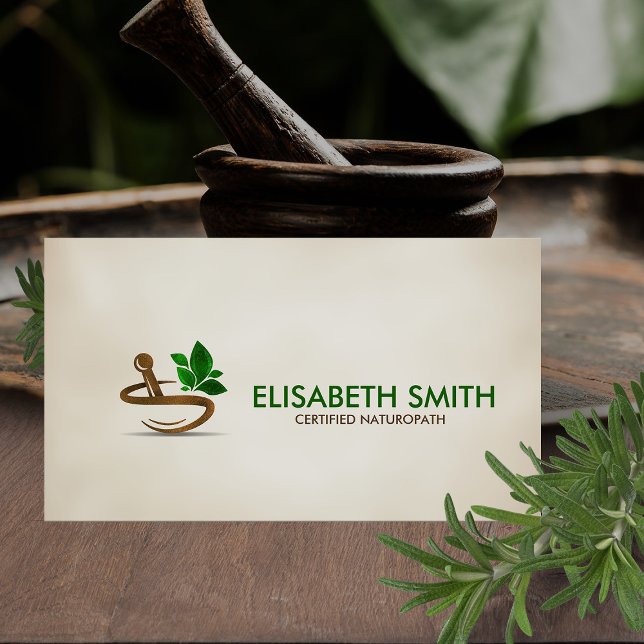 Homaeopathy - Herbal Medicine Professional Business Card (Creator Uploaded)
