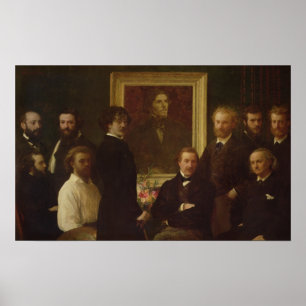 Homage to Delacroix, 1864 Poster