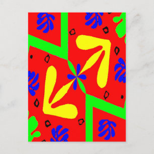 Homage To Matisse Designs Postcard