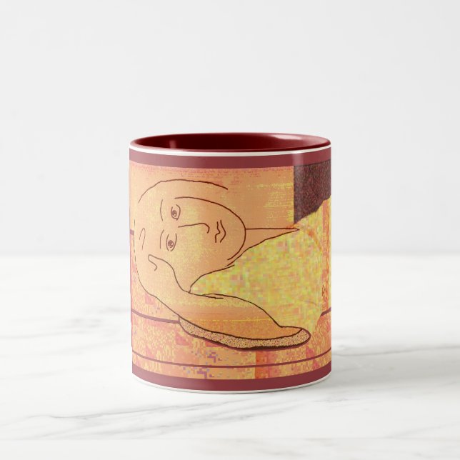 Homage to Matisse Two-Tone Coffee Mug (Center)