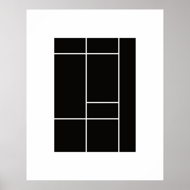 Homage to Mondrian 1.3 Poster (Front)