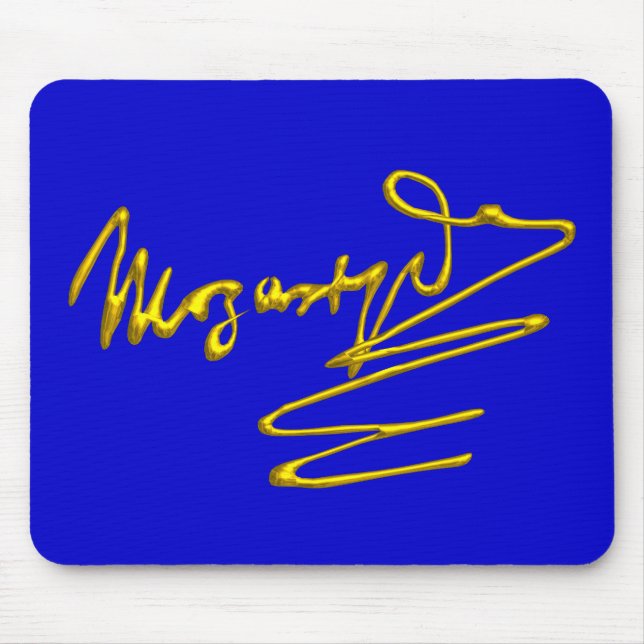 HOMAGE TO MOZART MOUSE PAD (Front)