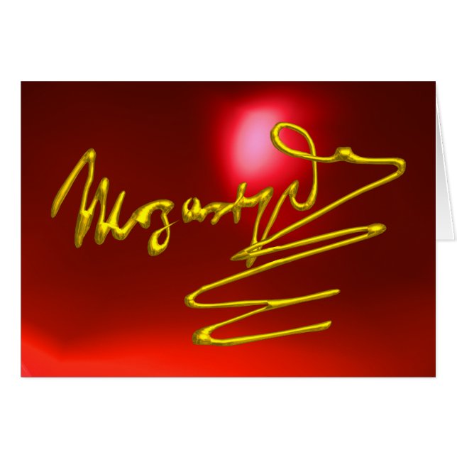 HOMAGE TO MOZART, Red Ruby (Front Horizontal)