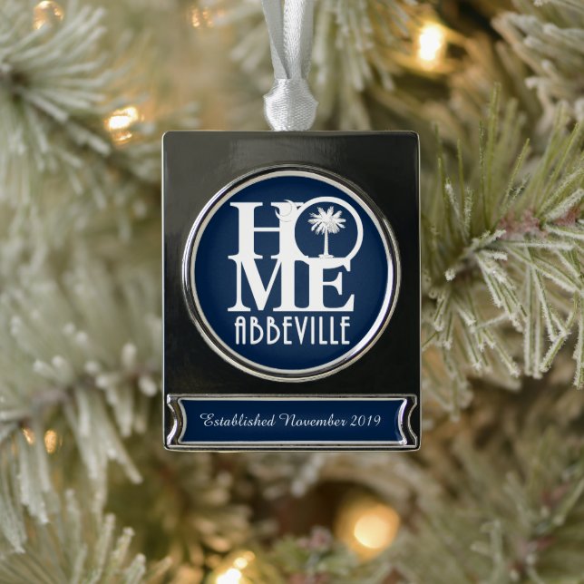 HOME Abbeville SC custom ornament (Tree)