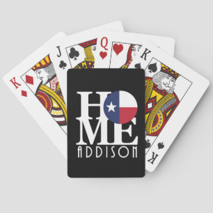 HOME Addison Texas Playing Cards