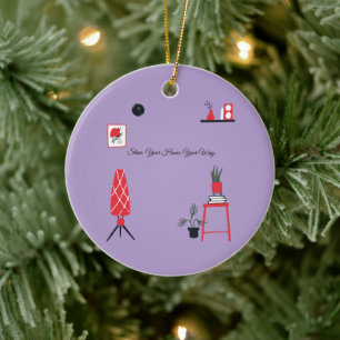 Home Aesthetic Diy Design For Women  Ceramic Ornament