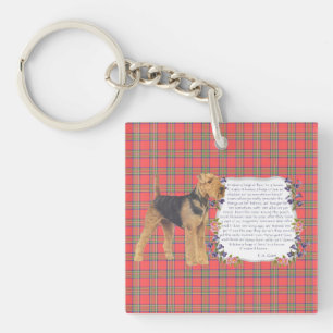 Home Airedale - Welsh - Lakeland Key Ring