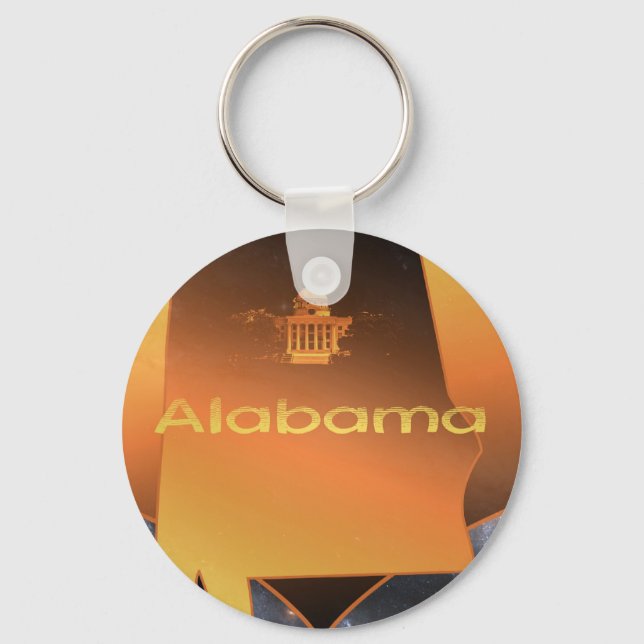 Home Alabama Key Ring (Front)