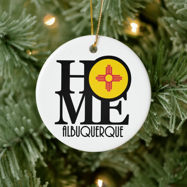 HOME Albequerque Ceramic Ornament (Tree)