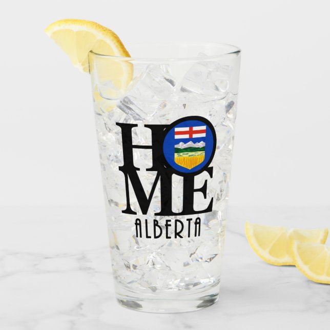 HOME Alberta Canada Glass (Front Ice)