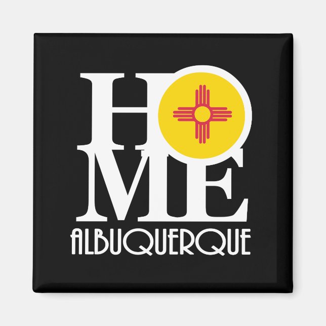 HOME Albuquerque Magnet (Front)