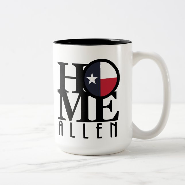 HOME Allen Texas 15oz Two-Tone Coffee Mug (Right)
