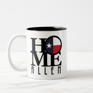 HOME Allen Texas Two-Tone Coffee Mug