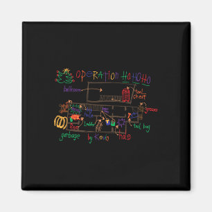 Home Alone 2 Christmas Kevin’s Drawing Operation H Magnet