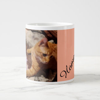Home Alone, Cat playing with mouse Large Coffee Mug