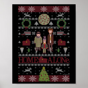 Home Alone Christmas The Wet Ndits Ugly Sweater Poster