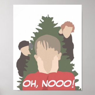 Home alone modern art poster