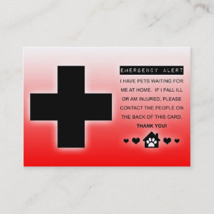 home alone pets business card