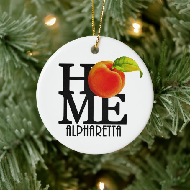 HOME Alpharetta Georgia Ceramic Ornament (Tree)