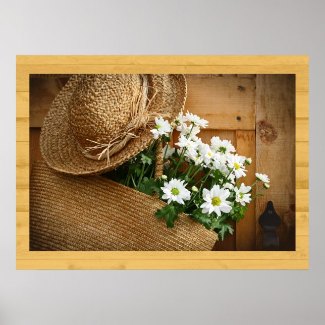 Home and Business Art Decor- Straw Hat Series Poster (Front)