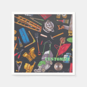 Home and Garden Tools Napkins