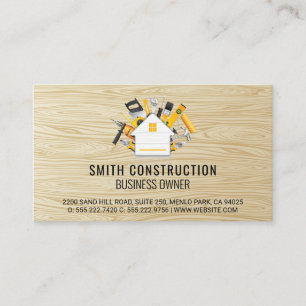 Home and Tools   Wood Business Card