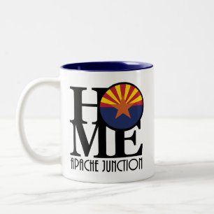 HOME Apache Junction Arizona Two-Tone Coffee Mug