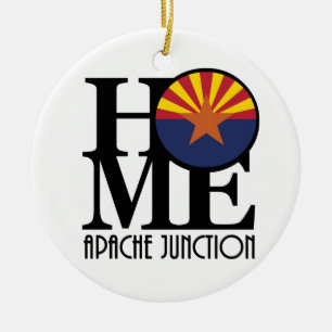 HOME Apache Junction Ceramic Ornament