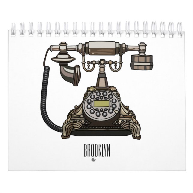 Home appliance cartoon illustration calendar (Cover)