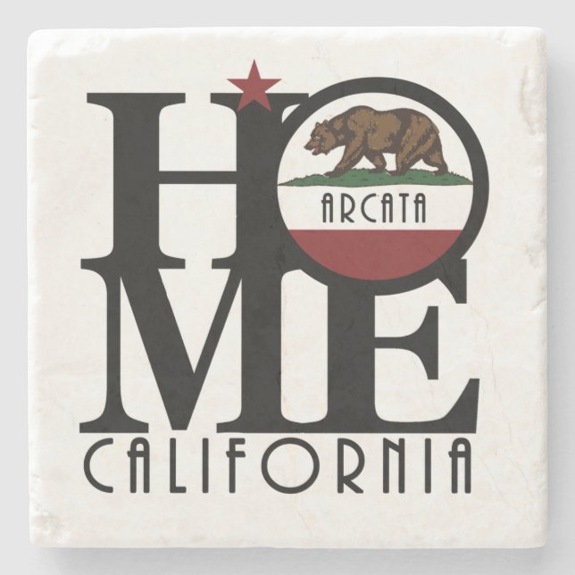 HOME Arcata CA Stone Coaster (Front)