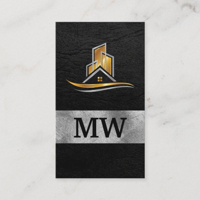 Home Architect Real Estate Logo Business Card (Front)