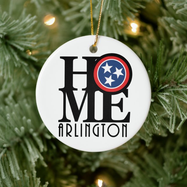 HOME Arlington Tennessee Ceramic Ornament (Tree)