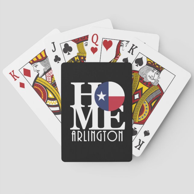 HOME Arlington Texas Playing Cards (Back)