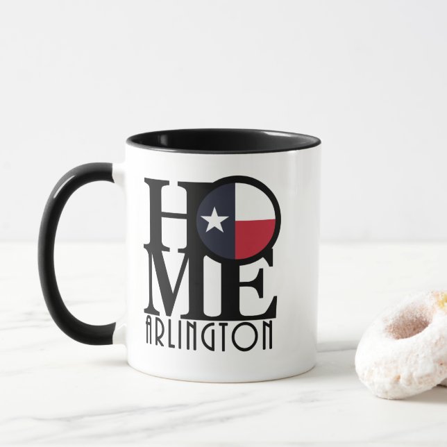 HOME Arlington TX Mug (With Donut)