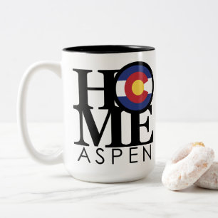 HOME Aspen Colorado 15oz Two-Tone Coffee Mug