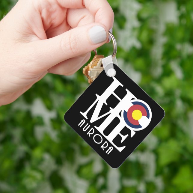 HOME Aurora Colorado  Key Ring (Hand)