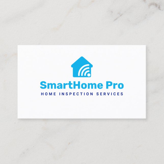 Home Automation Technician Business Card (Front)