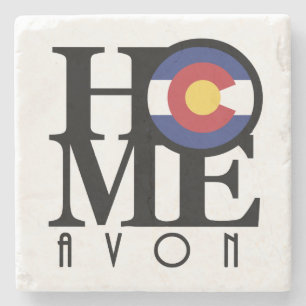 HOME Avon Colorado Stone Coaster