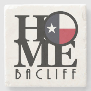 HOME Bacliff Texas Stone Coaster