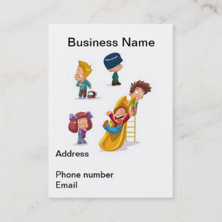 Home Based Child Care Business Card