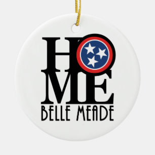 HOME Belle Meade Tennessee Ceramic Ornament