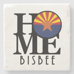 HOME Bisbee Arizona Stone Coaster
