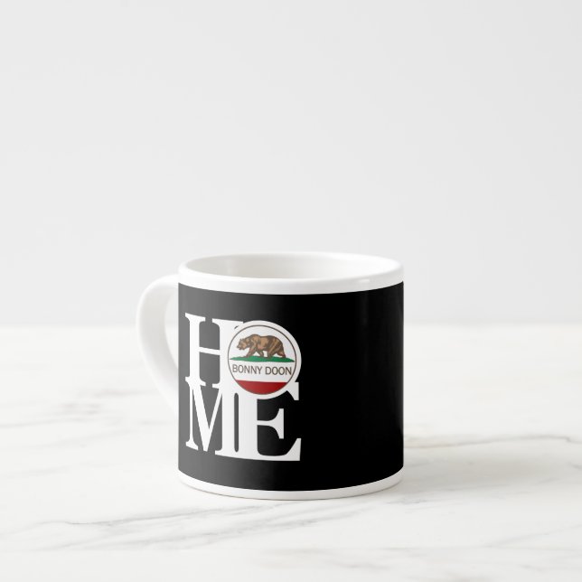 HOME Bonny Doon Espresso Black Cup (Front Left)